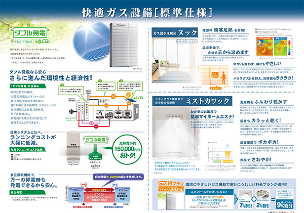 快適ガス設備(標準仕様)